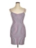 Pull&Bear Stripes White Cocktail Dress Size XL - photo 1