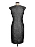 Kay Unger 100% Polyester Metallic Silver Cocktail Dress Size 8 - photo 2