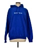 Petals and Peacocks Blue Pullover Hoodie Size M - photo 1