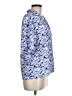 DIVERSITY Petite Print Blue Short Sleeve Blouse Size 8 - photo 4