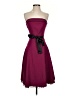 Ruby Rox Solid Burgundy Cocktail Dress Size 3 - photo 1