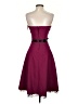 Ruby Rox Solid Burgundy Cocktail Dress Size 3 - photo 2