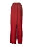 Miami 100% Polyester Solid Red Casual Pants Size S - photo 2