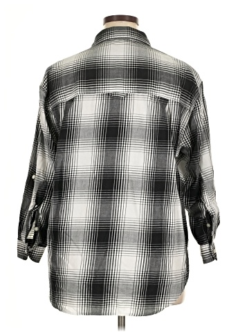 Gloria Vanderbilt 3/4 Sleeve Button-Down Shirt (view 2)