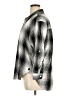 Gloria Vanderbilt Checkered-gingham Black 3/4 Sleeve Button-Down Shirt Size XL - photo 5