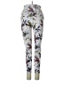 X by Gottex Print White Leggings Size S - photo 1