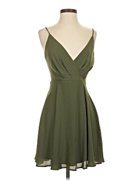 green emerald velvet dress Trista Tweed May Tiered Mini Dress Kelly-Green / S by Sugarlips