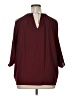 MICHAEL Michael Kors Burgundy 3/4 Sleeve Blouse Size 0X - photo 2