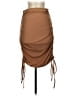 Shein Solid Brown Casual Skirt Size 4 - photo 1