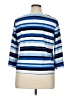 Ruby Rd. Blue 3/4 Sleeve T-Shirt Size XL (petite) - photo 2