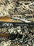 Zara 100% Polyester Animal Print Brown Long Sleeve Blouse Size XS - photo 7