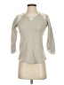 Guess Gray 3/4 Sleeve Top Size XS - photo 1