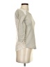 Guess Gray 3/4 Sleeve Top Size XS - photo 4