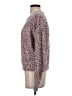 n:Philanthropy Animal Print Pink Pullover Sweater Size S - photo 5