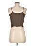 Leith 100% Viscose Brown Sleeveless Blouse Size M - photo 2