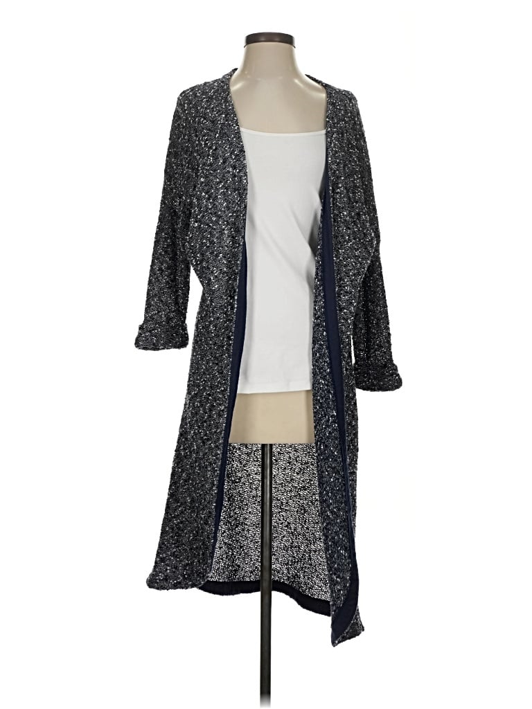 Pre-owned Left Coast By Dolan Cardigan Sweater In Blue