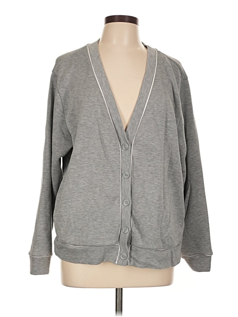 Pre-owned Target Zip Up Hoodie In Gray