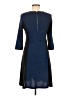 Neesha Color Block Blue Casual Dress Size M - photo 2
