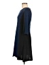 Neesha Color Block Blue Casual Dress Size M - photo 5
