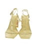 Jonathan Simkhai 100% Leather Graphic Gold Green Sandals Size EU 39 - photo 2