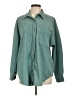 Unbranded 100% Polyester Teal Long Sleeve Polo Size L - photo 1