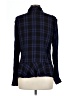 CAbi 100% Rayon Plaid Blue Long Sleeve Button-Down Shirt Size L - photo 2