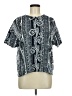 Pencey Paisley Silver Short Sleeve Blouse Size 8 - photo 1