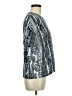 Pencey Paisley Silver Short Sleeve Blouse Size 8 - photo 4