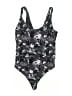 STANCE Graphic Black One Piece Swimsuit Size M - photo 1