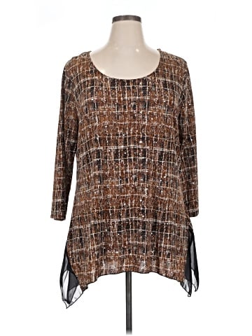 Brittany Black 3/4 Sleeve Blouse (view 1)