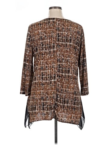 Brittany Black 3/4 Sleeve Blouse (view 2)