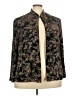 Alex Evenings 100% Polyester Print Multi Color Black Cardigan Size 3X - photo 1