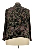 Alex Evenings 100% Polyester Print Multi Color Black Cardigan Size 3X - photo 2