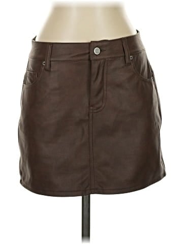 No Boundaries Faux Leather Skirt (view 1)