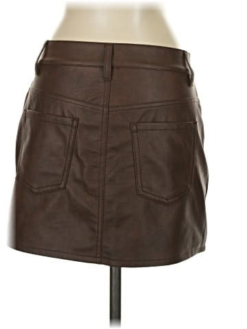 No Boundaries Faux Leather Skirt (view 2)