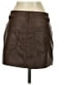 No Boundaries 100% Polyester Brown Faux Leather Skirt Size XXS - photo 2