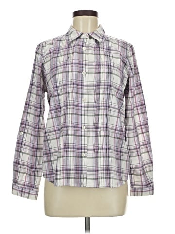 Alfred Dunner Long Sleeve Button-Down Shirt (view 1)