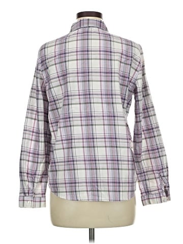 Alfred Dunner Long Sleeve Button-Down Shirt (view 2)