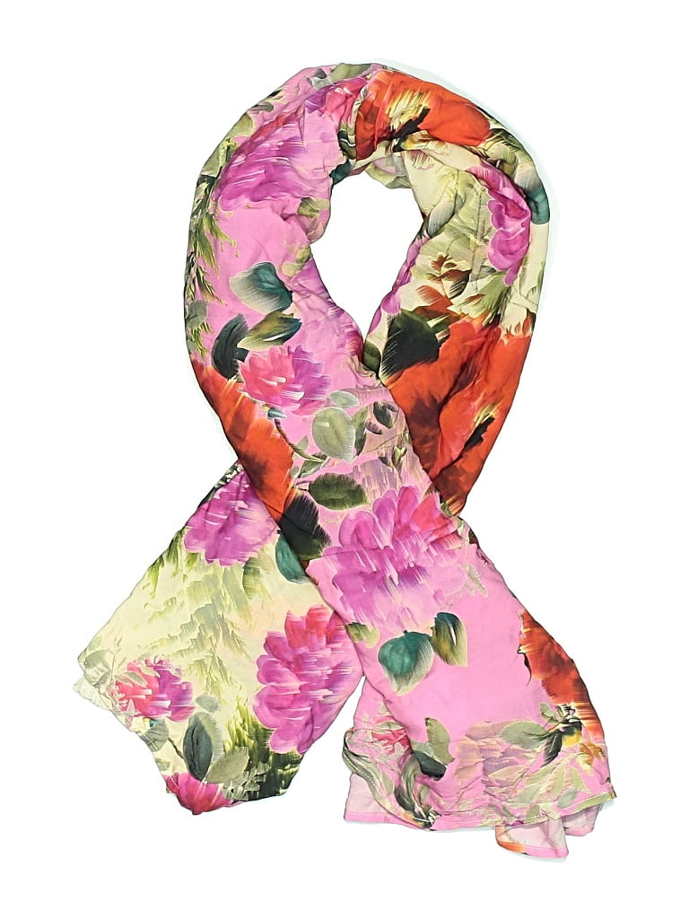 Pre-owned Assorted Brands Scarf In Pink