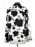 Maison d' Amelie Print Ivory Long Sleeve Blouse Size L - photo 2
