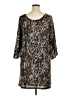 AGB Animal Print Brown Casual Dress Size 16 - photo 2