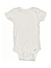 Gerber Solid Ivory Short Sleeve Onesie Size 6-9 mo - photo 1