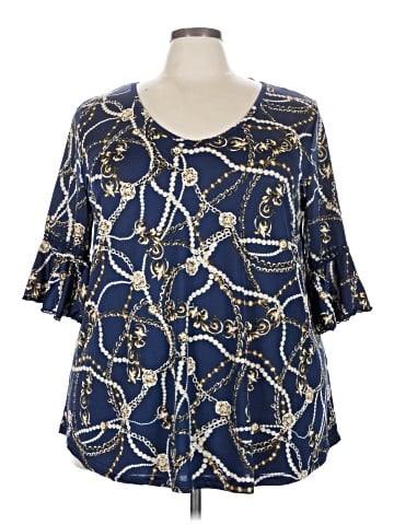 Roommates Short Sleeve Blouse (view 1)