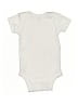 Gerber Solid Ivory Short Sleeve Onesie Size 6-9 mo - photo 2