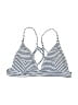 Unbranded Stripes Blue Swimsuit Top Size M - photo 1