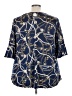 Roommates Blue Short Sleeve Blouse Size 3X - photo 2