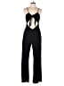 LIT Boutique Solid Black Jumpsuit Size L - photo 1
