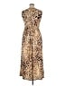 Unbranded Animal Print Brown Casual Dress Size XL (estimated) - photo 2