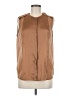 J Brand 100% Polyester Brown Sleeveless Blouse Size 8 - photo 1