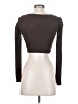 Zara Brown Long Sleeve Top Size S - photo 2